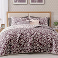 Twin/Twin XL Quilt Set-2 Pieces Soft Bedding Floral Reversible Coverlet | All by BLOOMHAVEN