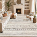 cotiled Boho 10x12 Area Rug for Living Room: Large Moroccan Washable Rug | by COTILED