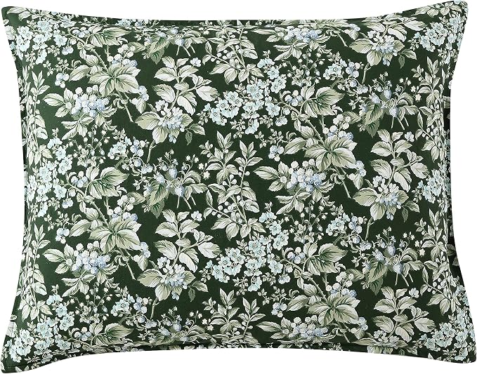 Laura Ashley - King Comforter Set, Soft & Reversible Cotton Bedding, Medium - Image 8