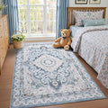 Macgace Washable Vintage Small Area Rug by Macgace