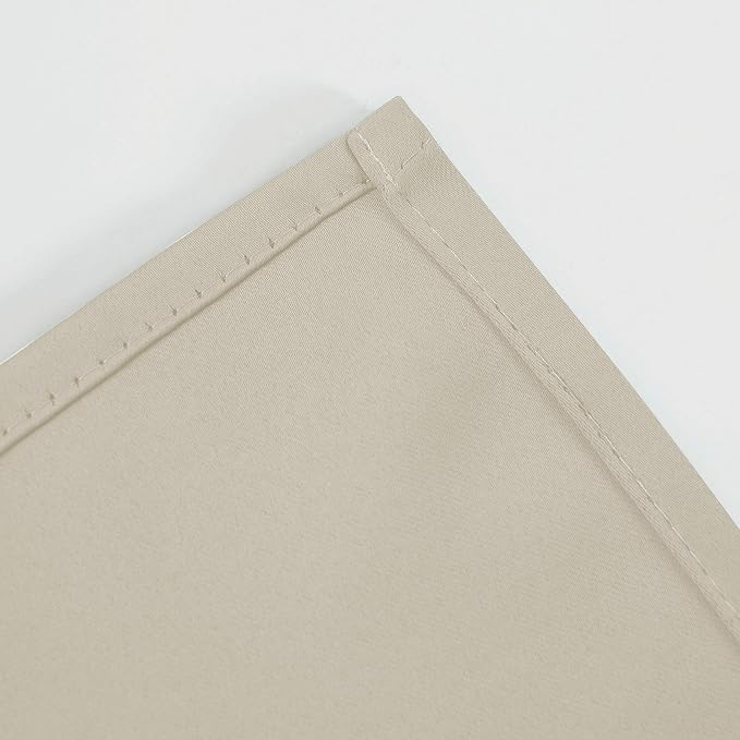 Light Beige Thermal Blackout Curtains/38 x 63 Inch/Set of 2 Panels Room - Image 8