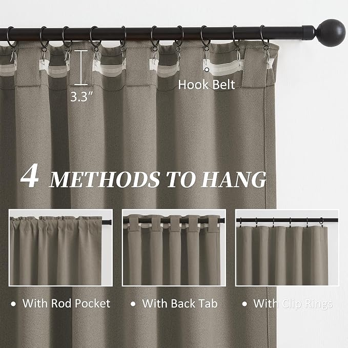 Living Room Curtains for Large Windows Modern Farmhouse Patio Sliding Door - Image 3