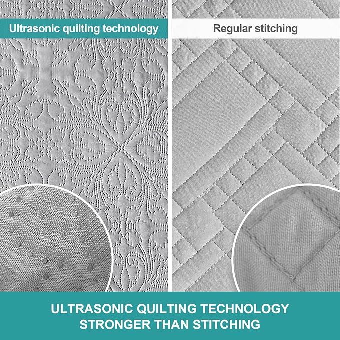 Hansleep Grey Quilt Queen Size - Image 4
