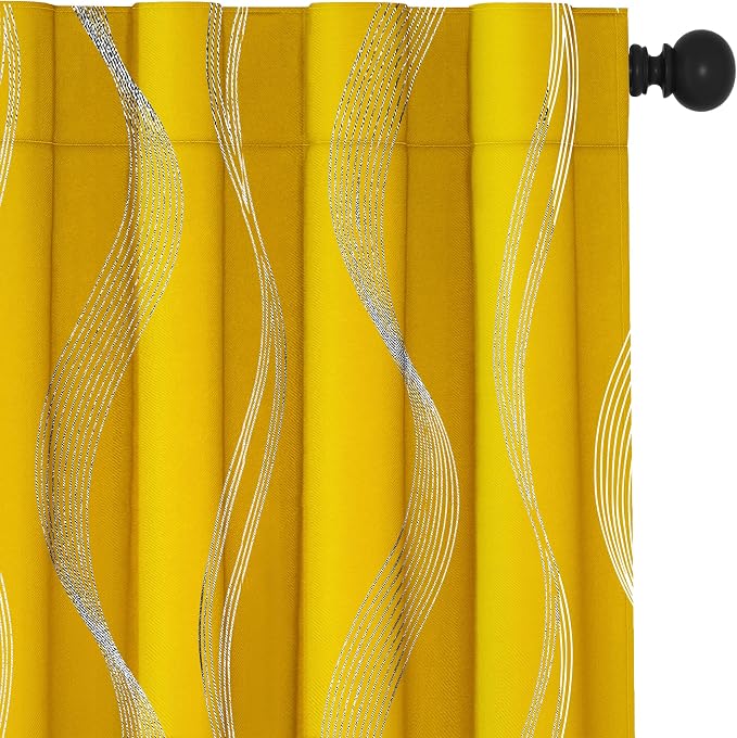 Deconovo Blackout Back Tab Curtains by Unknown