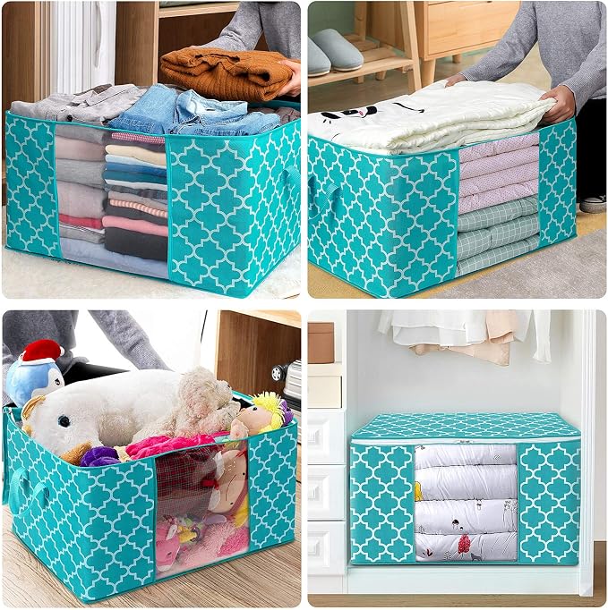 Storage Bags 100L 6Pack Clothes Organization and Storage Containers | Large - Image 7