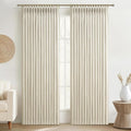 PleatedDrapes Custom Blackout Memory Trained Pinch Pleated Dining Room Curtains by PleatedDrapes