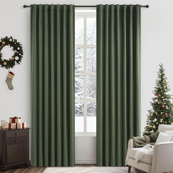 QJmydeco Elegant Blackout Curtains - Image 2