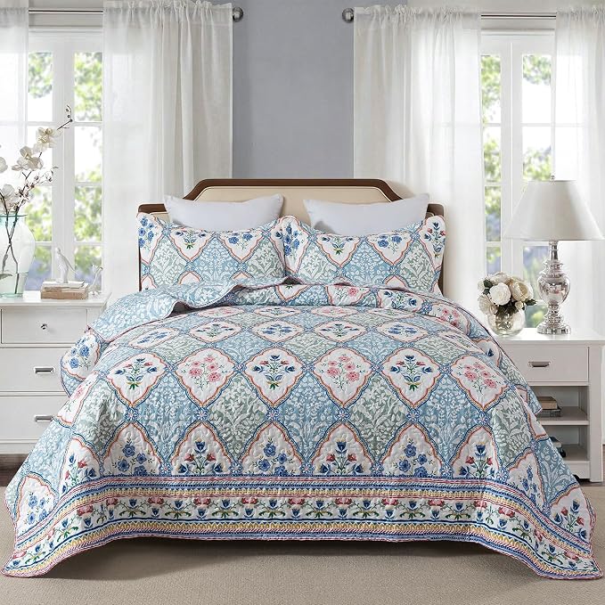 Etwel Lightweight King Size Quilt Set - Image 9