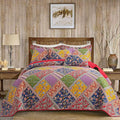 VAPUTAR 100% Cotton Face Quilt Queen Size Set, Quilted Bedspread Coverlet | 3 by VAPUTAR