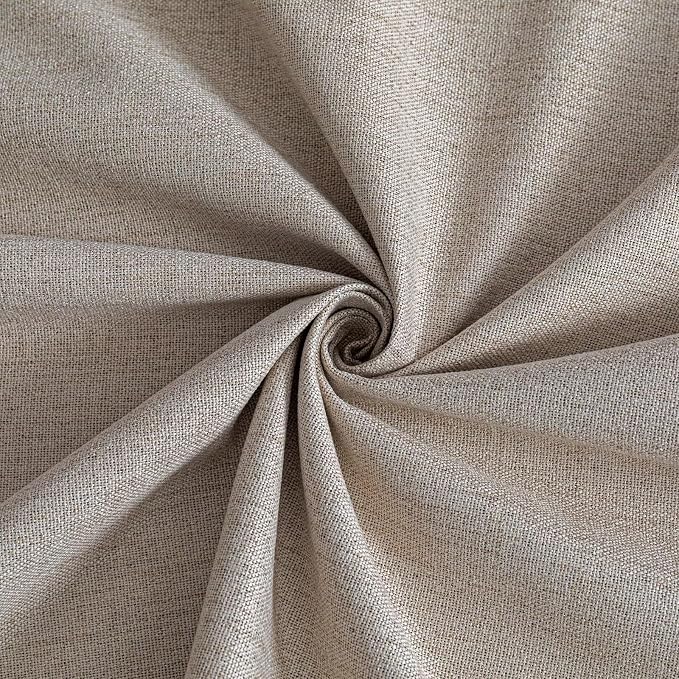 100% Blackout Curtains 84 inch Length 2 Panels Faux Linen Long Drapes - Image 8