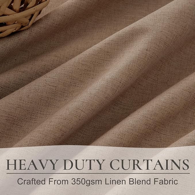 Extra Long Custom 105 Inch Curtains, 100% Blackout Curtains - Image 3
