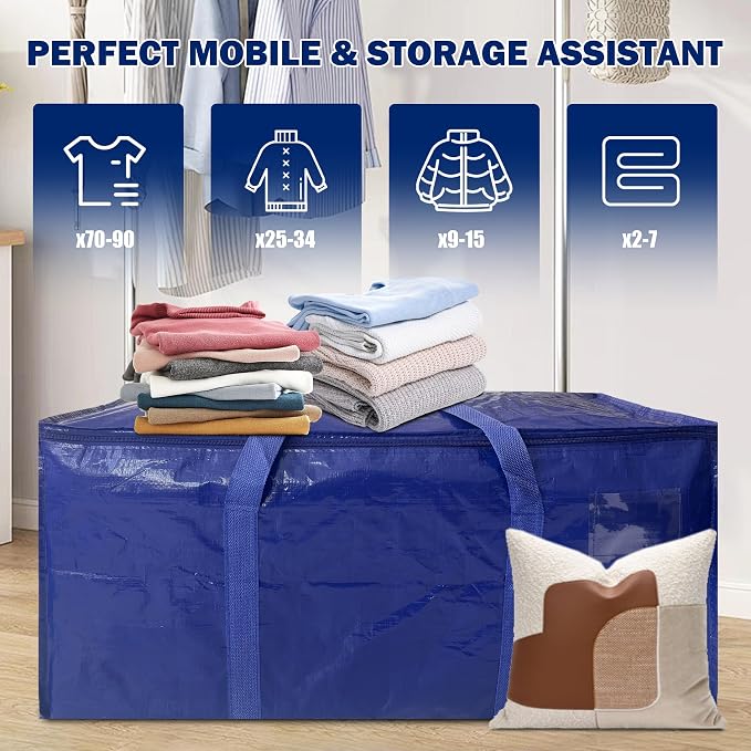 12 Pack Extra Heavy Duty Large Moving Bags - Image 6