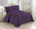 Fancy Linen 3pc Embossed Coverlet Bedspread Set Oversized Bed Cover Solid by Fancy+Linen