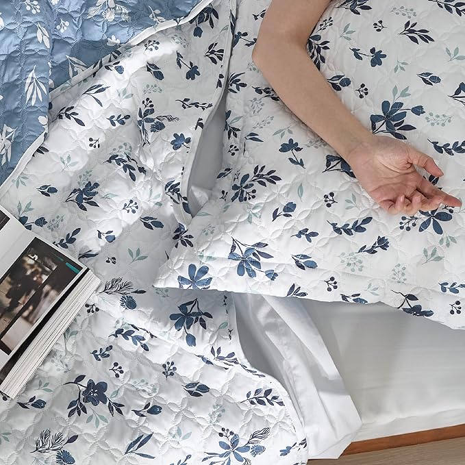 Bedsure Floral Quilt King Size - Image 5