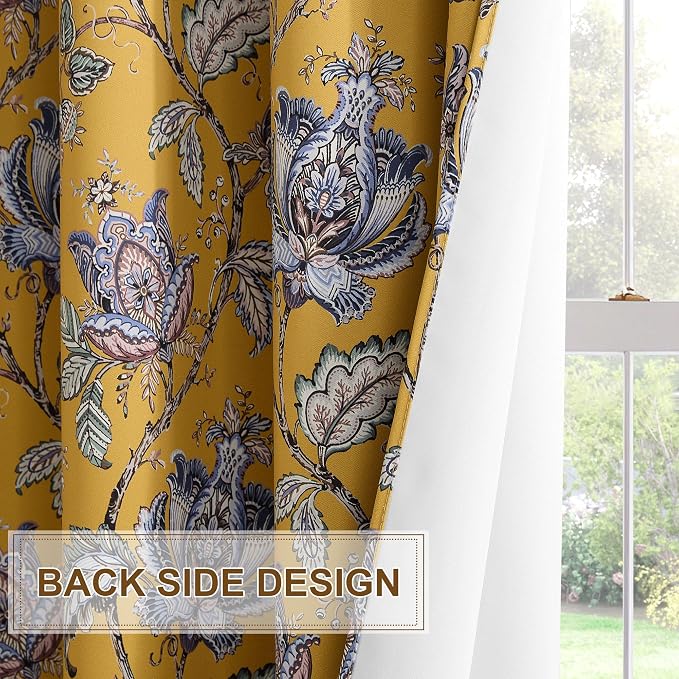 NICETOWN Curtains for Living Room 96 Inches Long 2 Panels, Room Darkening - Image 4