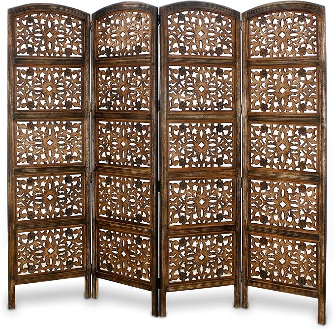 COTTON CRAFT Room Divider Wood Screen by COTTONCRAFT
