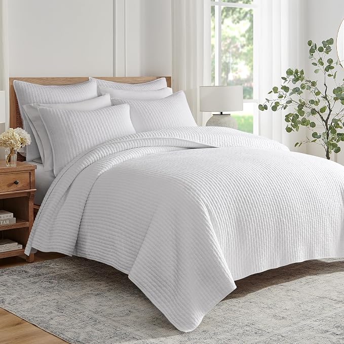 Levtex Home Cross Stitch Reversible Twin XL/Twin Quilt Set by LevtexHome