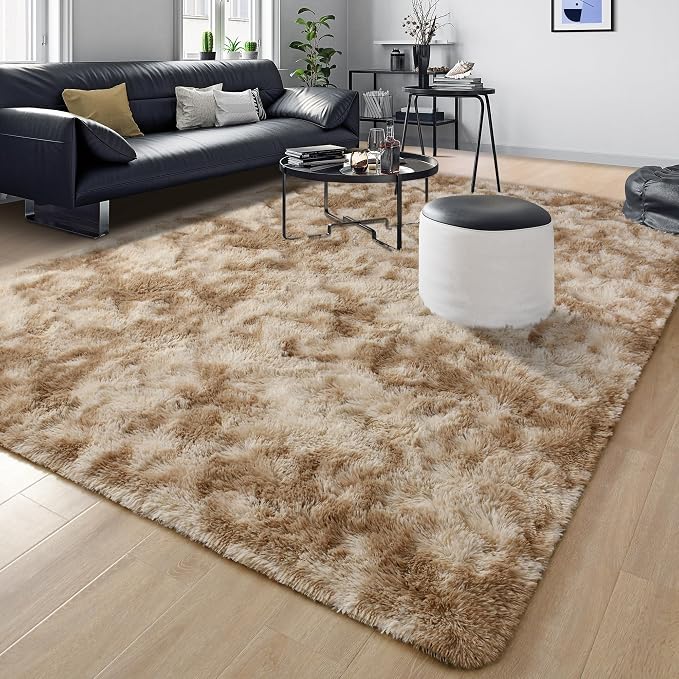 Fluffy Large Rugs for Living Room, Shag Area Rug 6x9 Soft Carpet for Bedroom - Image 8