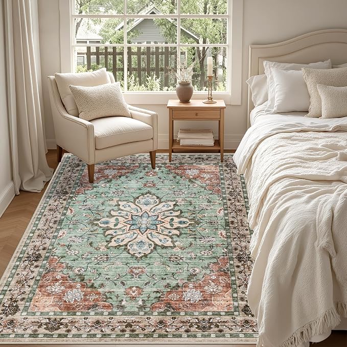 3x5 Area Rugs Living Room: Washable Rug - Image 3