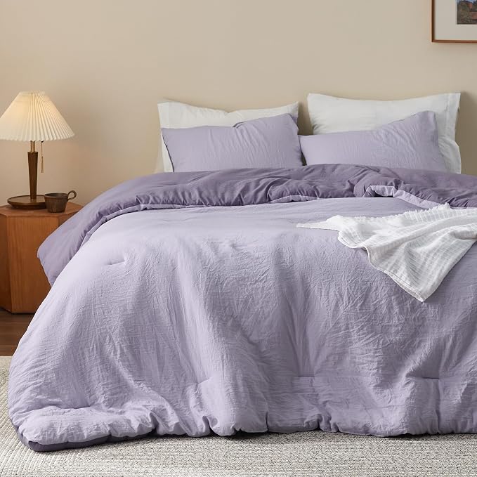 Bedsure Queen Comforter Set, 3 Pieces GentleSoft™ Bed Set, 1 Lightweight - Image 2