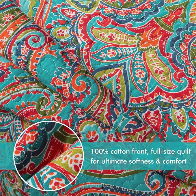 Etwel Lightweight Cotton California King Quilt Set - Image 3