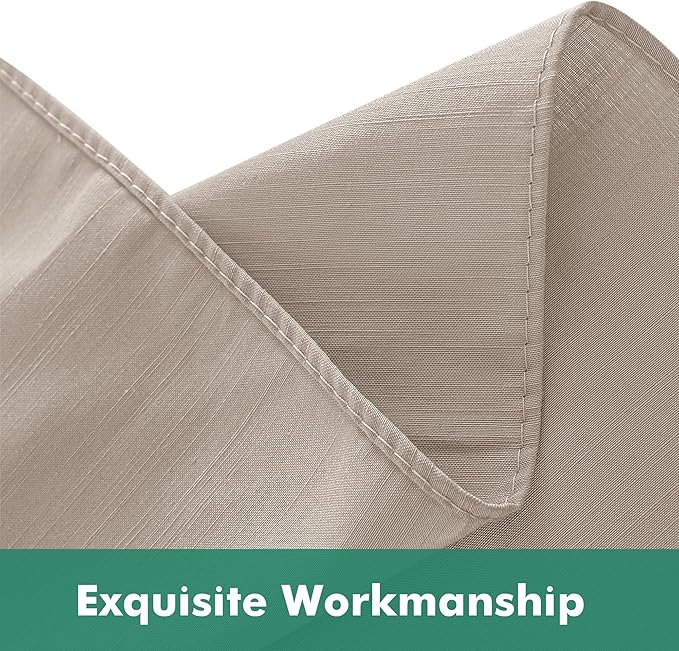 Biscaynebay Wrap Around Bed Skirts with Split Corners for King Beds 16" Drop, Light Camel Elastic Dust Ruffles Adjustable Easy Fit Wrinkle & Fade Resistant Silky Luxurious Fabric Machine Washable