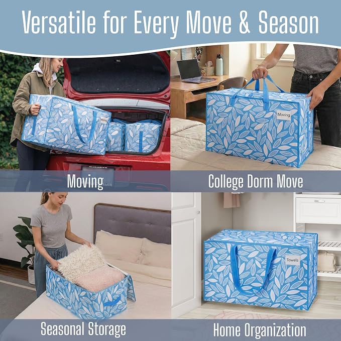 VENO 4 Pack Extra Large Heavy Duty Moving Bags - Image 6