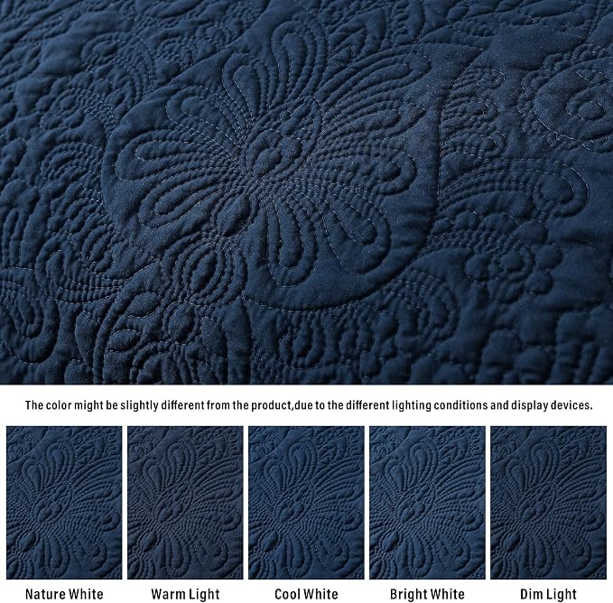 HoneiLife Oversized King Bedspreads 5-Piece - Image 7