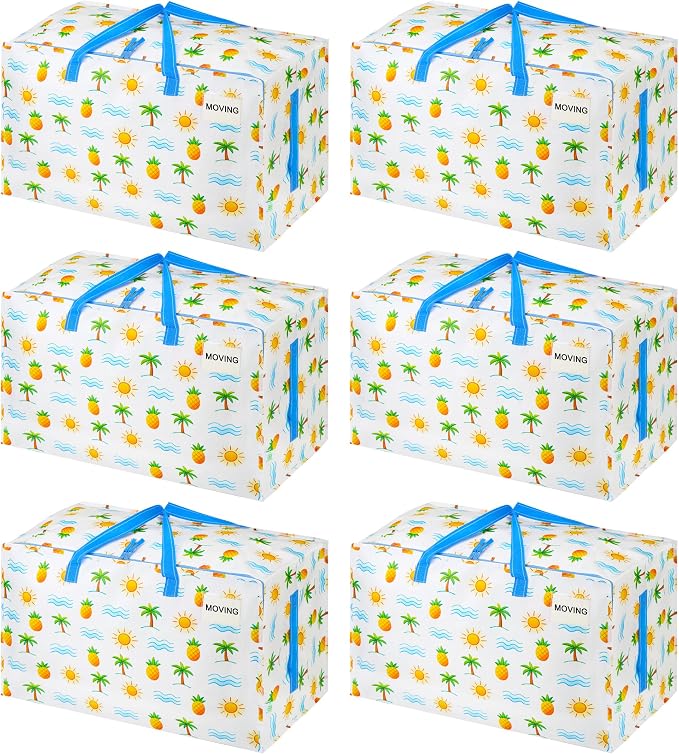 VENO 6 Pack Extra Large Heavy Duty Moving Bags by Veno