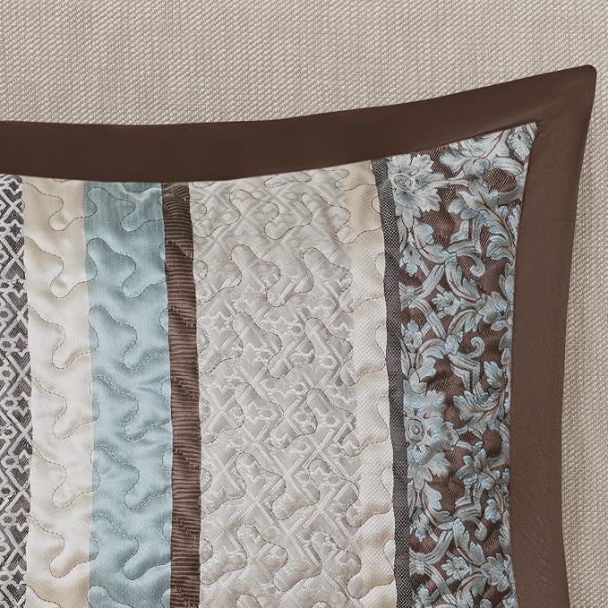Madison Park Queen Quilt Bedding Set, Reversible Quilted Bedspread Set - Image 6