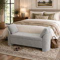 Usaint 58.3" Upholstered Storage Ottoman Bench by Usaint