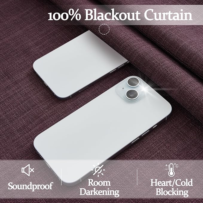 Pinch Pleated Purple Curtains 90 Inches Long 2 Panels Set - Image 3