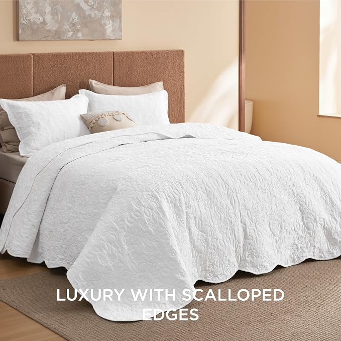 Bedsure Quilt Queen Size Bedspread, Thin Comforter, Stitch-Free Quilt-Tech - Image 2
