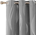 Deconovo Curtains for Living Room, Pattern Blackout Curtains 45 Inches Long | by Unknown