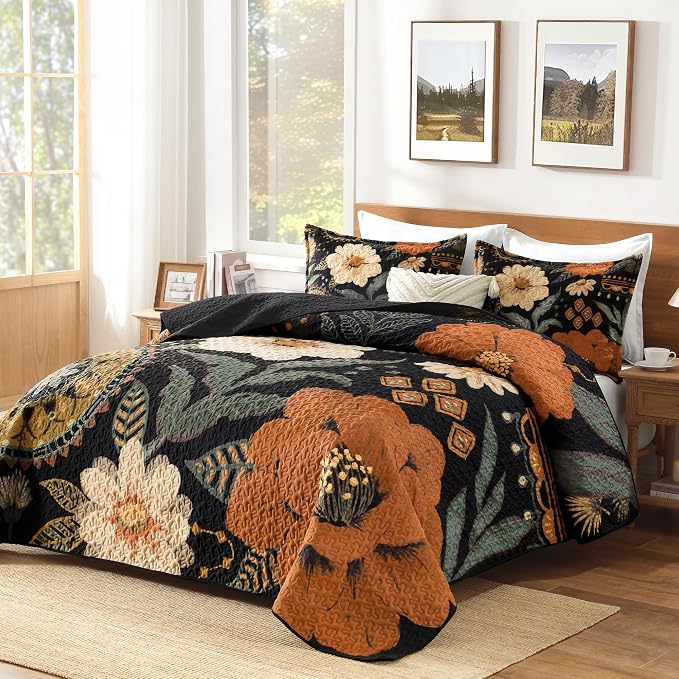 Quilt King Size, Reversible Polyester Coverlet Set - Image 2