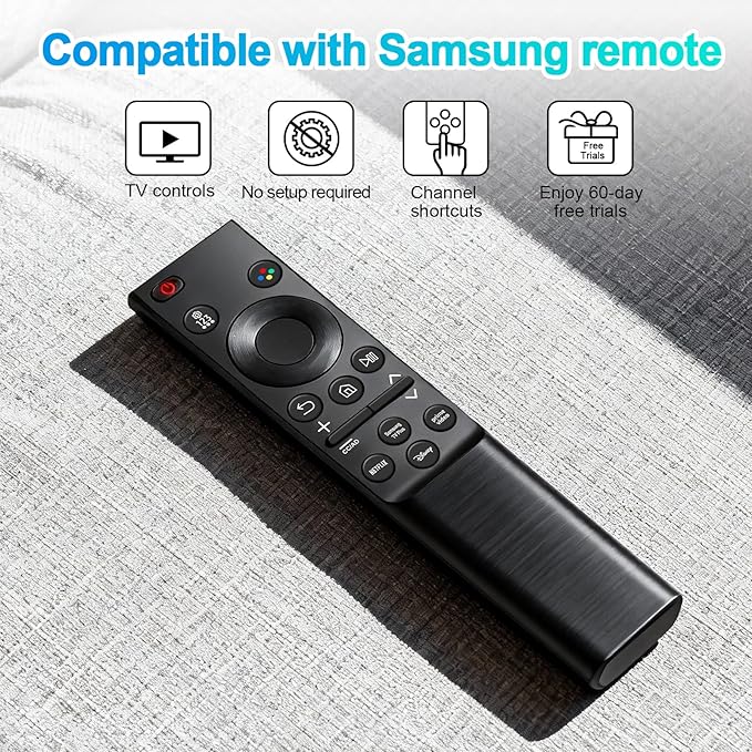 Universal for Samsung TV Remote Control Replacement, Compatible with All Samsung Remote Control for Smart TV Universal Remote for All S-amsung Smart Curved Frame QLED LED LCD HDTV 3D Series TVs