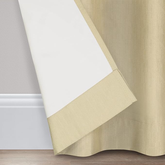 ECLIPSE Kendall Modern Blackout Thermal Rod Pocket Window Curtain - Image 6