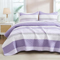 King Size Quilt Set Lavender by Andency