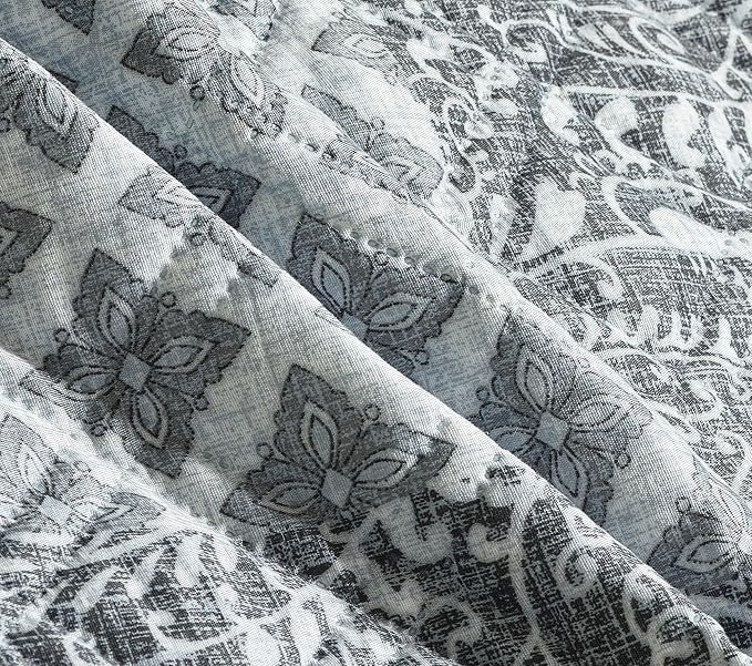 Brilliant Sunshine Grey Flowers Patchwork Couch Armrest Cover, Armrest - Image 5