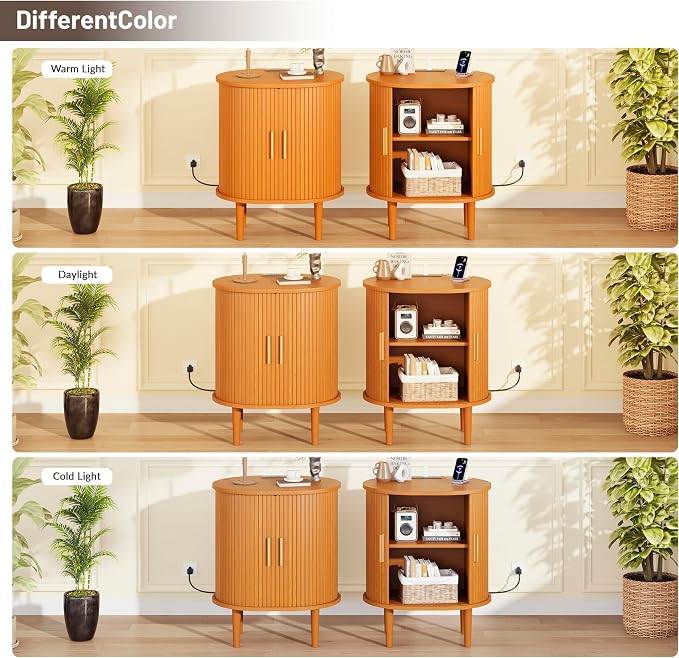 DHH Mid Century Modern Nightstand - Image 8