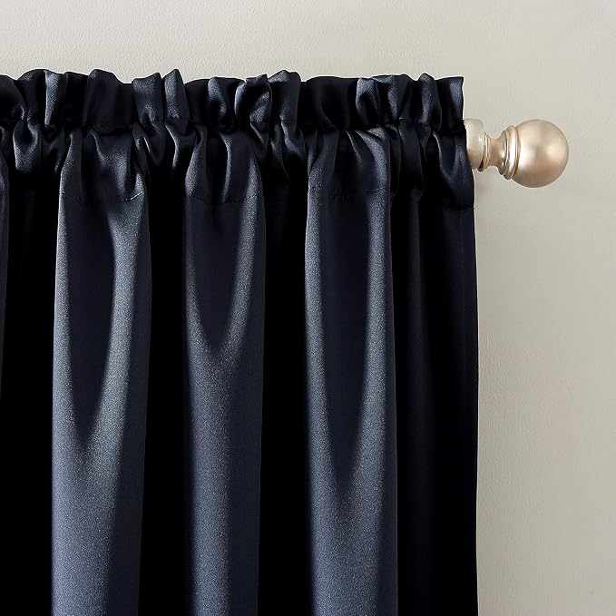 Sun Zero Oslo Theater Grade Extreme Total Blackout Rod Pocket Curtain Panel - Image 3
