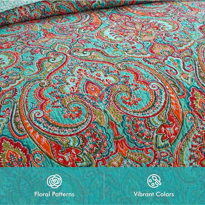 Etwel Lightweight Cotton King Size Quilt Set - Image 2