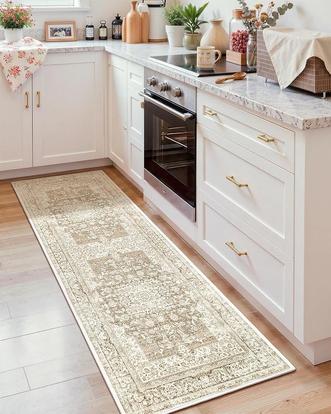 Macgace Washable Vintage Area Rug by Macgace