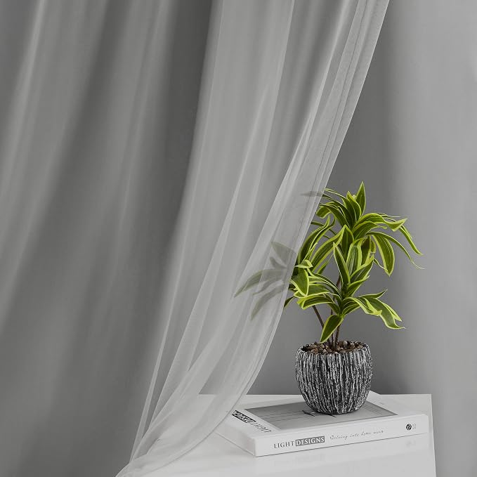 Bujasso Grey 90% Blackout Curtains - Image 2