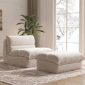 YVDNHP Bean Bag Chair with Ottoman, Cozy Comfy Reading Nook Chairs, Ultra Soft by Unknown