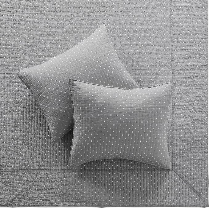 Levtex Home Cross Stitch Reversible Queen Bedspread Set - Image 6