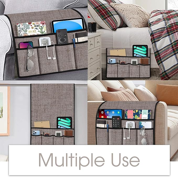 Joywell Armrest Organizer Remote Holder, Apricot | - Image 7