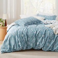 Bedsure Mineral Blue Queen Comforter Set by Unknown