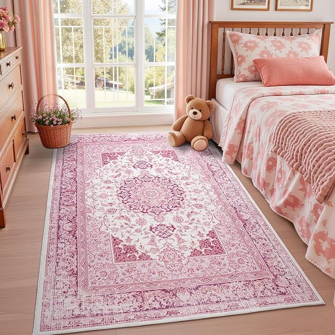Macgace Washable Vintage Area Rug by Macgace