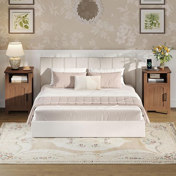 Decofy Farmhouse Nightstand - Image 7